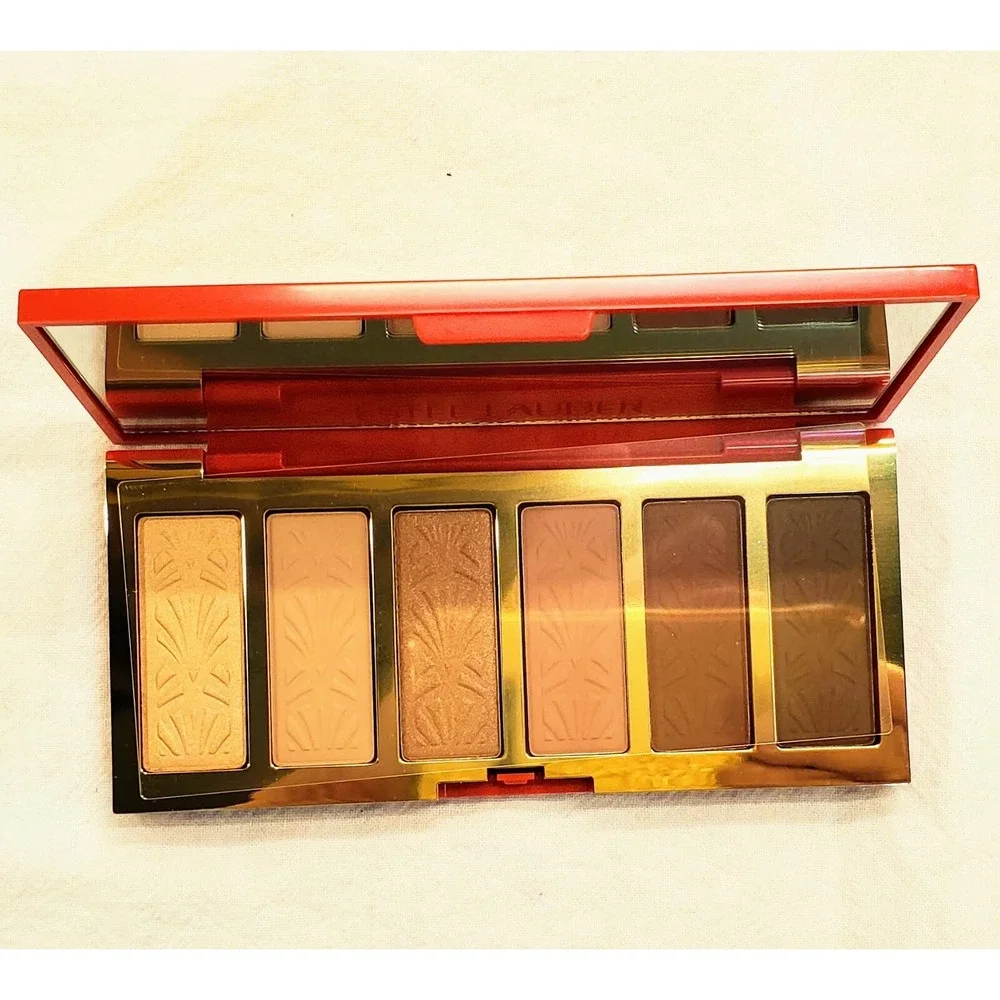 NEW Estee Lauder 2024 Ltd Ed. Pure Color Eyeshadow Palette 2 Full Lipstick + Bag